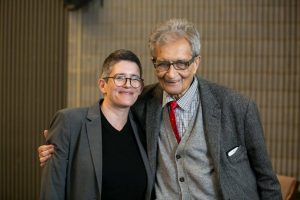 Prof Lisa Forman and Amartya Sen 