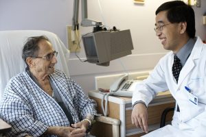 Jack Tu with patient at Sunnybrook