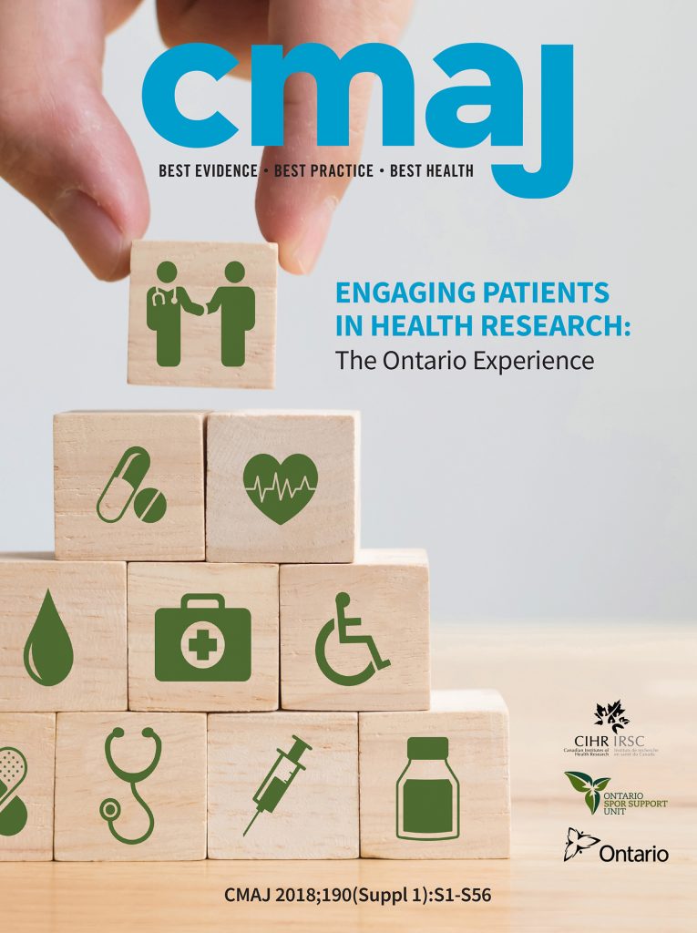 CMAJ cover photo: building blocks of care