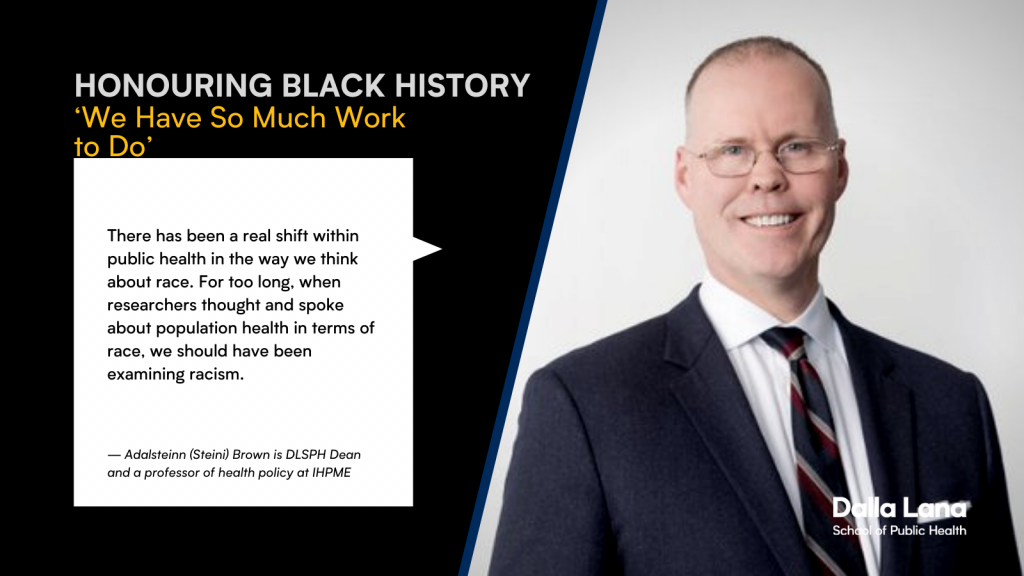 Dean Steini Brown's statement on Black History Month