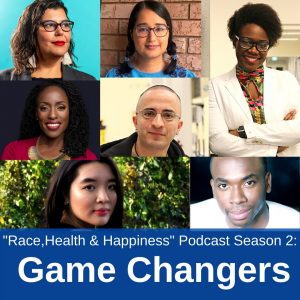 Season 2 promo of the Race Health and Happiness podcast