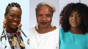 Images of Black Health Primer leads Drs. Onye Nnorom, Sume Ndumbe-Eyoh, and OmiSoore Dryden