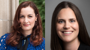 Headshots of Laura Rosella and Hailey Banack, co-chairs of the SER Mid Year Meeting